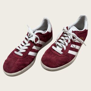 Adidas Gazelle Shoe - Burgundy - Size W6.5 / M5.5 - Gently Used, Great Condition